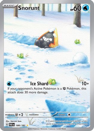 Snorunt 188/182  - Holofoil SV04 Paradox Rift