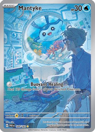 Mantyke 189/182 - Holofoil Paradox Rift