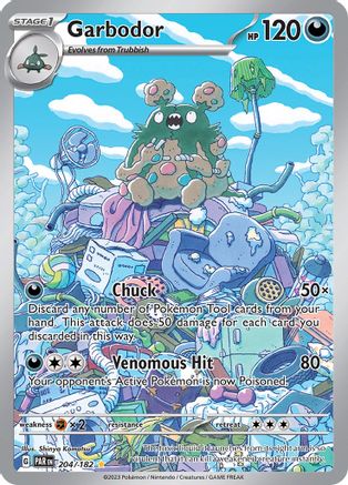Garbodor 204/182 - Holofoil Paradox Rift