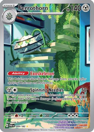 Ferrothorn 209/182 - Holofoil Paradox Rift