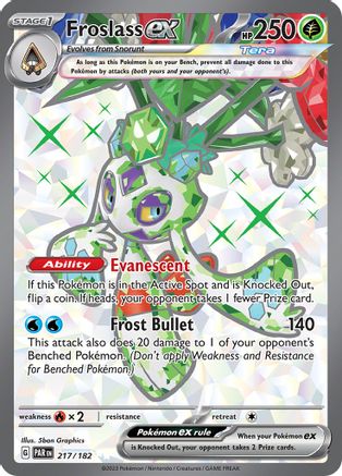 Froslass ex 217/182 - Holofoil Paradox Rift