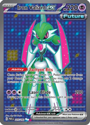 Iron Valiant ex 225/182 - Holofoil Paradox Rift