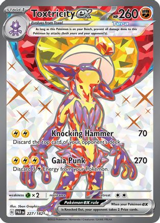 Toxtricity ex 227/182 - Holofoil Paradox Rift