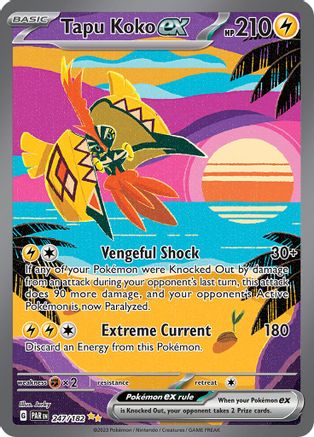 Tapu Koko ex 247/182  - Holofoil SV04 Paradox Rift