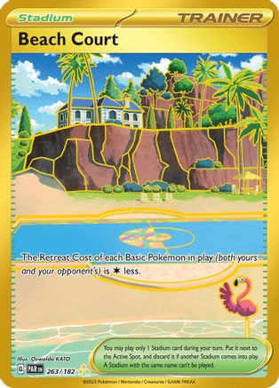 Beach Court 263/182 - Holofoil Paradox Rift