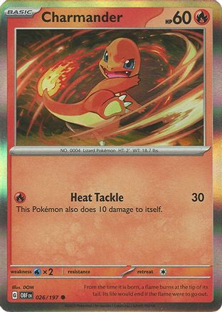 Charmander 026/197  - Holofoil Miscellaneous Cards & Products