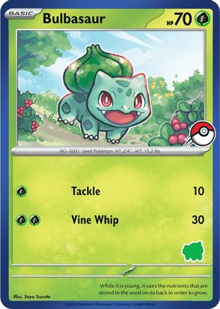 Bulbasaur (Blue Border)  My First Battle