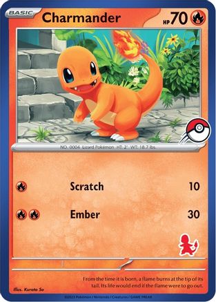 Charmander (Blue Border)  My First Battle