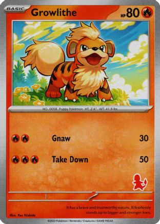 Growlithe  My First Battle