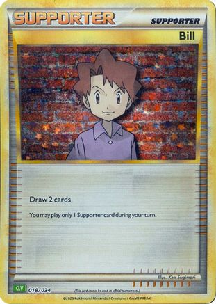 Bill (CLV) 018/034  - Holofoil Trading Card Game Classic