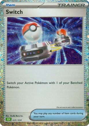 Switch (CLV) 029/034  - Holofoil Trading Card Game Classic