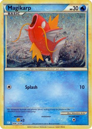 Magikarp 006/034  - Holofoil Trading Card Game Classic