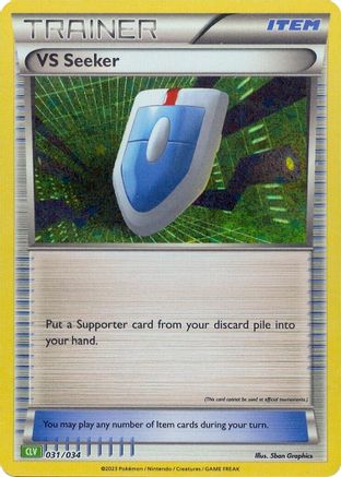 VS Seeker (CLV) 031/034  - Holofoil Trading Card Game Classic