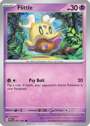 Flittle 041/091 - Reverse Holofoil Paldean Fates