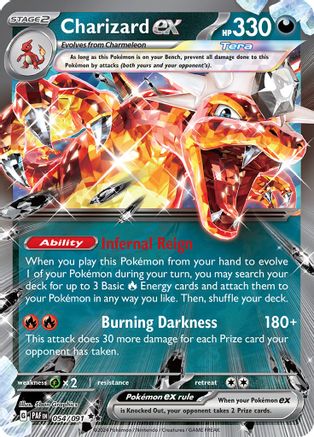 Charizard ex 054/091 - Holofoil Paldean Fates