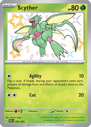 Scyther 095/091 - Holofoil Paldean Fates