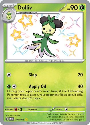 Dolliv 103/091 - Holofoil Paldean Fates