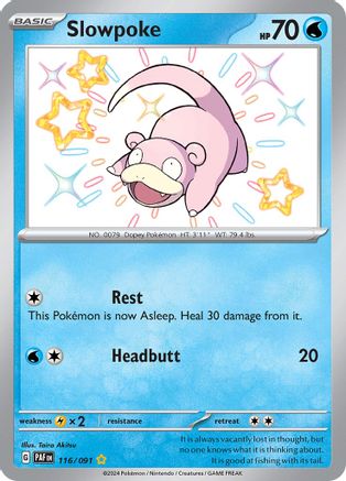 Slowpoke 116/091 - Holofoil Paldean Fates