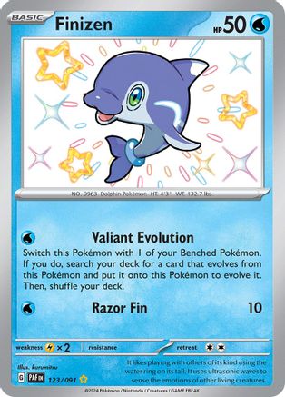Finizen 123/091 - Holofoil Paldean Fates