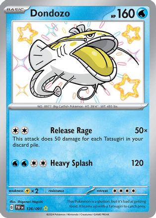 Dondozo 126/091 - Holofoil Paldean Fates