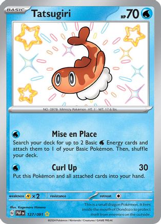 Tatsugiri 127/091 - Holofoil Paldean Fates