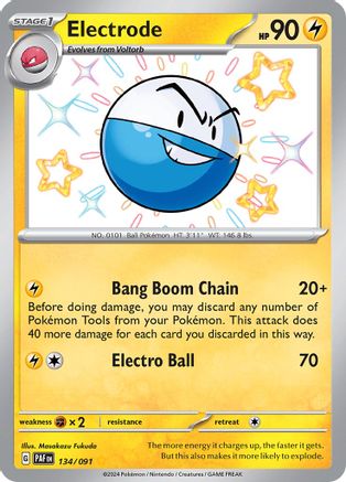 Electrode 134/091 - Holofoil Paldean Fates