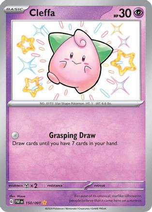 Cleffa 150/091 - Holofoil Paldean Fates