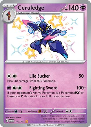 Ceruledge 162/091 - Holofoil Paldean Fates