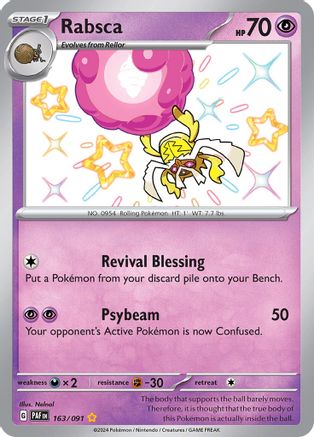 Rabsca 163/091 - Holofoil Paldean Fates