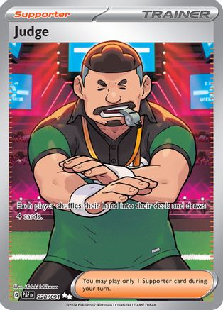 Judge 228/091 - Holofoil Paldean Fates