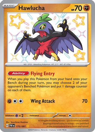 Hawlucha 175/091 - Holofoil Paldean Fates