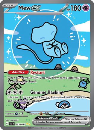 Mew ex 232/091 - Holofoil Paldean Fates