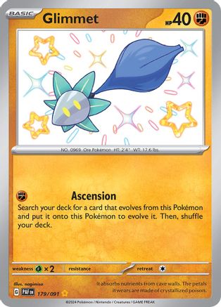 Glimmet 179/091 - Holofoil Paldean Fates