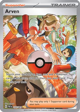 Arven 235/091 - Holofoil Paldean Fates