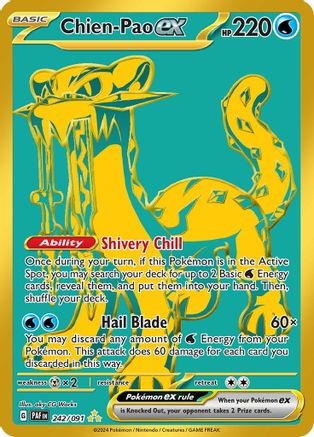Chien-Pao ex 242/091 - Holofoil Paldean Fates