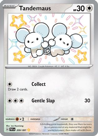 Tandemaus 209/091 - Holofoil Paldean Fates