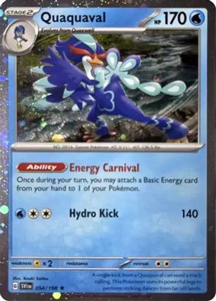 Quaquaval (Cosmos Holo) 054/198  - Holofoil Miscellaneous Cards & Products