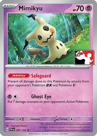 Mimikyu 097/193  Prize Pack Series Cards