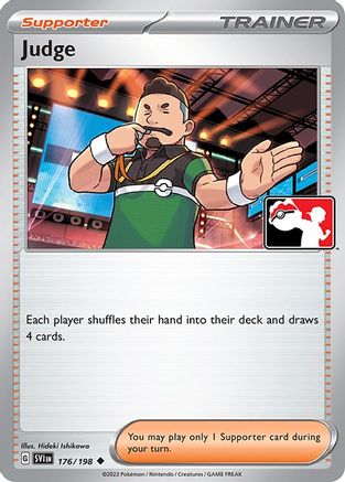 Judge 176/198  - Holofoil Prize Pack Series Cards