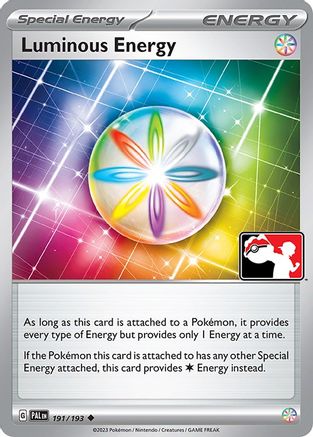 Luminous Energy 191/193  Prize Pack Series Cards