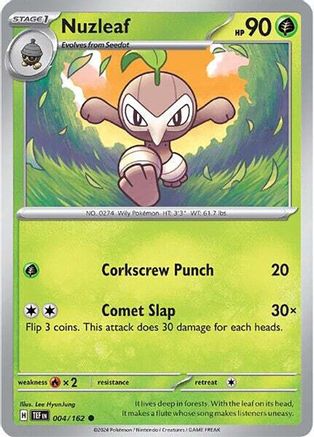 Nuzleaf 004/162 - Reverse Holofoil Temporal Forces