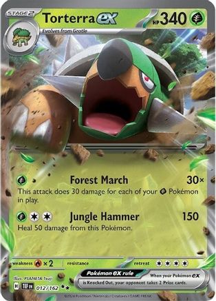 Torterra ex 012/162  - Holofoil SV05 Temporal Forces