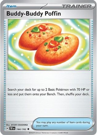 Buddy-Buddy Poffin 144/162 - Reverse Holofoil Temporal Forces