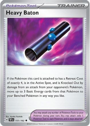 Heavy Baton 151/162 - Reverse Holofoil Temporal Forces