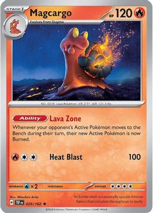 Magcargo 029/162 - Holofoil Temporal Forces