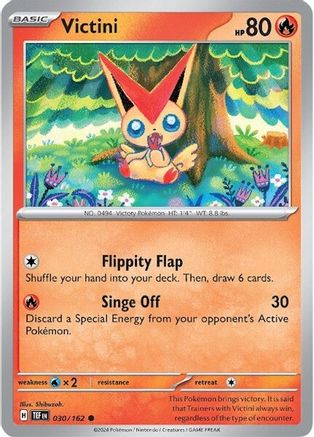Victini 030/162 - Reverse Holofoil Temporal Forces