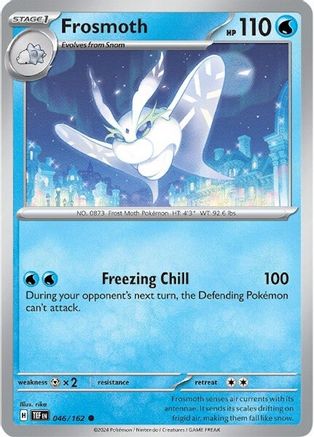 Frosmoth 046/162 - Reverse Holofoil Temporal Forces