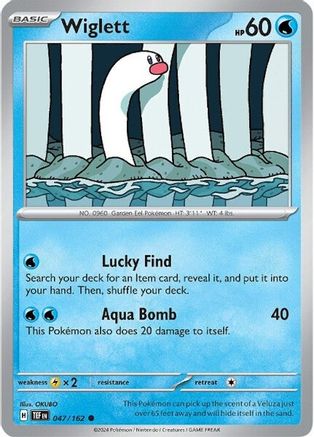 Wiglett 047/162 - Reverse Holofoil Temporal Forces
