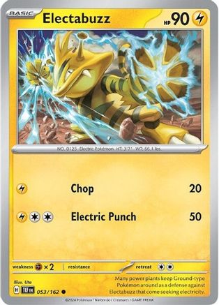 Electabuzz 053/162 Temporal Forces