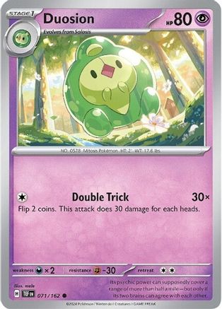 Duosion 071/162 Temporal Forces